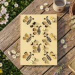 Honey Bee 3D Paper Cut EMBROIDERY PATTERN-3D Cutting Idea FOR HOLIDAY IDEA PDF (Copy)