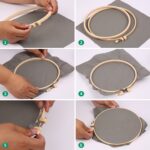 Beauty Embroidery Kit for Beginners - Include Everything to Make It - 8 inch Diameter - Image 5