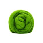 100g Green Merino Wool for Needle Felting Kit - 3.5 Ounce - 19 Microns Superfine for Wet and Dry Felting Craft