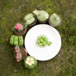 8 Pack Succulents Needle Felting Kits with Glass Pots - Mother's Day Present Craft Kit - Image 10