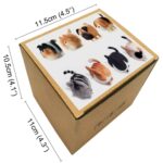 Mothers Day Gift - 8 Pack Cat and Dog Needle Felting Kits for Beginners with Key Chains - Gift for Mom, Grandma - Image 5