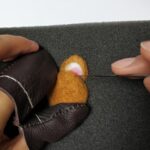 Sleeping Kitten Needle Felting Kit for Beginners 4" (10cm) - Image 2