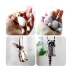 Needle Felting Kit for Beginners 4" (10cm) - Kitten, Rabbit, Raccoon Mother's Day Present