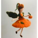 Pumpkin Fairy Needle Felting Starter Kit, Halloween Felting Supplies
