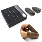 Needle Felting Tool for Advanced User, Felting Brush, 3 Felting Needles, 7 Needle Holder, Needle Felting Mat, Finger Guards, 2 Wooden Awl - Image 9