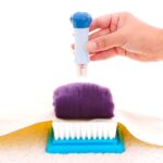 Needle Felting Tool for Advanced User, Felting Brush, 3 Felting Needles, 7 Needle Holder, Needle Felting Mat, Finger Guards, 2 Wooden Awl - Image 3