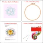 Flower Embroidery Kit - I Love Nature - 4 Animal Embroidery Pattern - Embroidery Starter Kit Include Everything to Make - Image 8