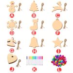 Make Your Own Christmas Decor - Christmas DIY Wooden Slices Kit - Image 3
