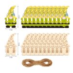 Gnomes Wooden Slices Kit - Christmas Decor DIY Home Decorations Blank, Christmas Ornaments for Party, Wall, Tree - Image 3