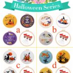 3 Pack Christmas Embroidery Kits for Beginners Personalized Gifts 8 inch Hoop Art Craft Kits for Mom, Kids - Image 8