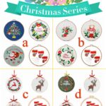 3 Pack Christmas Embroidery Kits for Beginners Personalized Gifts 8 inch Hoop Art Craft Kits for Mom, Kids - Image 7