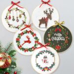 15 Patterns for Christmas Embroidery Kit - Custom Your Own Kit - Easy for Beginners with English Instruction, Full Kit Crafts - Image 7