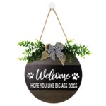 Welcome Home Door Hangers Decor for Christmas - Dog and Cat Design - 12 inch Diameter - Image 6
