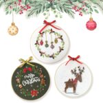 15 Patterns for Christmas Embroidery Kit - Custom Your Own Kit - Easy for Beginners with English Instruction, Full Kit Crafts - Image 5