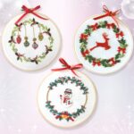 15 Patterns for Christmas Embroidery Kit - Custom Your Own Kit - Easy for Beginners with English Instruction, Full Kit Crafts - Image 4