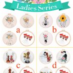 3 Pack Christmas Embroidery Kits for Beginners Personalized Gifts 8 inch Hoop Art Craft Kits for Mom, Kids - Image 9