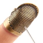 2 Size Sewing Thimble Finger Protector, Sewing Tools Accessories Retro Handwork Sewing Thimble - Image 3