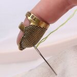 2 Size Sewing Thimble Finger Protector, Sewing Tools Accessories Retro Handwork Sewing Thimble
