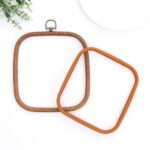 3 Size Square Embroidery Hoop Retro Rubber Design for Embroidery Kit - Hoop Art Accessories - Image 7