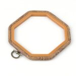 Octagon Embroidery Hoop Retro Rubber Design for Embroidery Kit - Hoop Art Accessories - 5.5x5.5 inch - Image 6