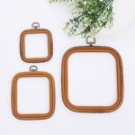 Retro Embroidery Hoop Rubber Design for Embroidery Kit - Hoop Art Accessories Craft Hoop - Image 5
