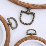 Retro Embroidery Hoop Rubber Design for Embroidery Kit - Hoop Art Accessories Craft Hoop - Image 8