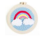 Planet Punch Needle Kit for Kids - Punch Pattern Christmas Gift for Her, Full Craft Kit for Beginner - Embroidery Kit, Cross Stitch Kit - Image 5