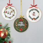 15 Patterns for Christmas Embroidery Kit - Custom Your Own Kit - Easy for Beginners with English Instruction, Full Kit Crafts - Image 3