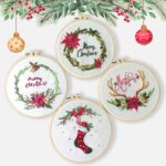 15 Patterns for Christmas Embroidery Kit - Custom Your Own Kit - Easy for Beginners with English Instruction, Full Kit Crafts - Image 6