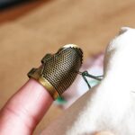 2 Size Sewing Thimble Finger Protector, Sewing Tools Accessories Retro Handwork Sewing Thimble - Image 5