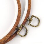 Retro Embroidery Hoop Rubber Design for Embroidery Kit - Hoop Art Accessories Craft Hoop - Image 9