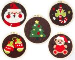 Punch Needle Kit Christmas Patterns for Starter Punch Needle Kit Embroidery Kit, Cross Stitch Kit