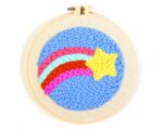 Planet Punch Needle Kit for Kids - Punch Pattern Christmas Gift for Her, Full Craft Kit for Beginner - Embroidery Kit, Cross Stitch Kit - Image 4