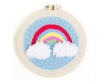 Cloud Punch Needle Kit Christmas Gift - Punch Pattern Christmas Gift for Her, Full Craft Kit for Beginner - Embroidery Kit, Cross Stitch Kit - Image 5