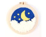 Mother and Son Punch Needle Kit for Family - Punch Pattern Christmas Gift for Her, Full Craft Kit for Beginner Embroidery Kit - Image 3