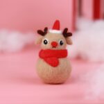 Christmas Needle Felting Kit for Beginners - Santa Claus, Tree, Reindeer Christmas Gift for Her - Craft Kit - Image 5