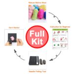 Mother's Day Gift Mystery Needle Felting Kit Random 12 Dogs and 9 Cats Felting Supplies for Beginner Full Kit - Include Everything to Make - Image 4