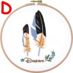 Robin Embroidery Kit – Beginner DIY Craft, 8 inch (4 Pack) - Image 5