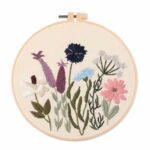 Flower Embroidery Kit - I Love Nature - 4 Animal Embroidery Pattern - Embroidery Starter Kit Include Everything to Make - Image 5