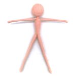 2-10 Pack Pre-made Tiny Felt Body Frames 3 Size For Fairies, Mummies, Gnomes, Aliens, Ballerinas - Image 3