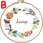 Robin Embroidery Kit – Beginner DIY Craft, 8 inch (4 Pack) - Image 3
