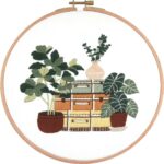 Plants and Cat Embroidery Kit for Beginner - Hoop Art Including Everything to Make, Mother's Day Gift - Image 7