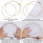 Robin Embroidery Kit – Beginner DIY Craft, 8 inch (4 Pack) - Image 9