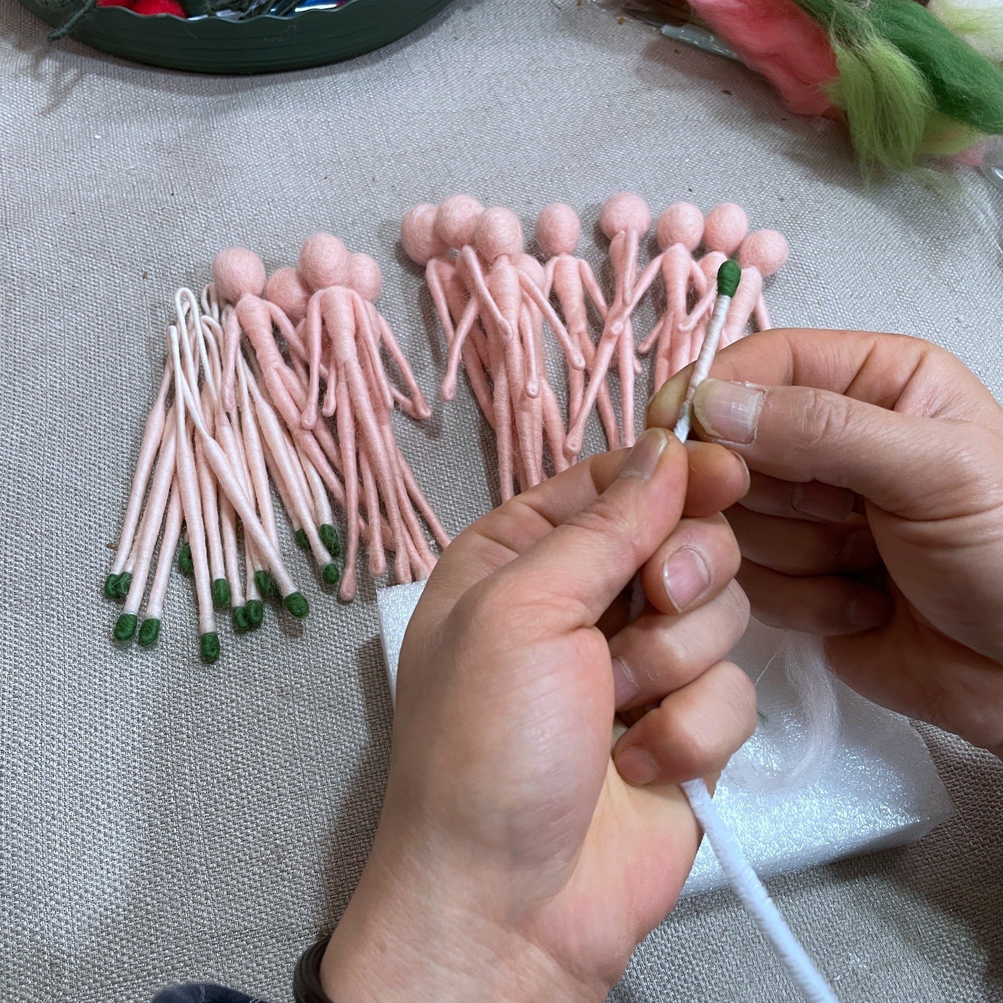 il_fullxfull.3600149505_qvj8.jpg Fairy Bodies Make it Easier to Get Started - Needle Felting Supplies for Fairy Needle Felting Kit - 6 inch (15cm) - Image 1