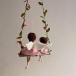 Mother's Day Gift Fairy Mom and Child Needle Felting Kit, Video Instruction Height 6 and 4 inch - Image 5