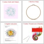 Plants and Cat Embroidery Kit for Beginner - Hoop Art Including Everything to Make, Mother's Day Gift - Image 9