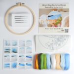 Autumn Needle Felting Picture Kit DIY Craft Gift with Everything to Make, Easy for Beginner, Mother's Day Gift - 20cm 8 Inch - Image 3