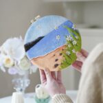 Autumn Needle Felting Picture Kit DIY Craft Gift with Everything to Make, Easy for Beginner, Mother's Day Gift - 20cm 8 Inch - Image 2
