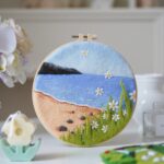Autumn Needle Felting Picture Kit DIY Craft Gift with Everything to Make, Easy for Beginner, Mother's Day Gift - 20cm 8 Inch