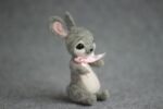 Easter Rabbit and Eggs Needle Felting Kits Wrap Box Gift for Easter Day - Including Everything Full Craft Kits to Make it - Image 4